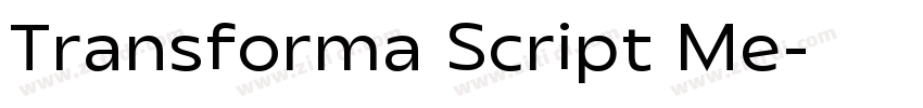 Transforma Script Me字体转换